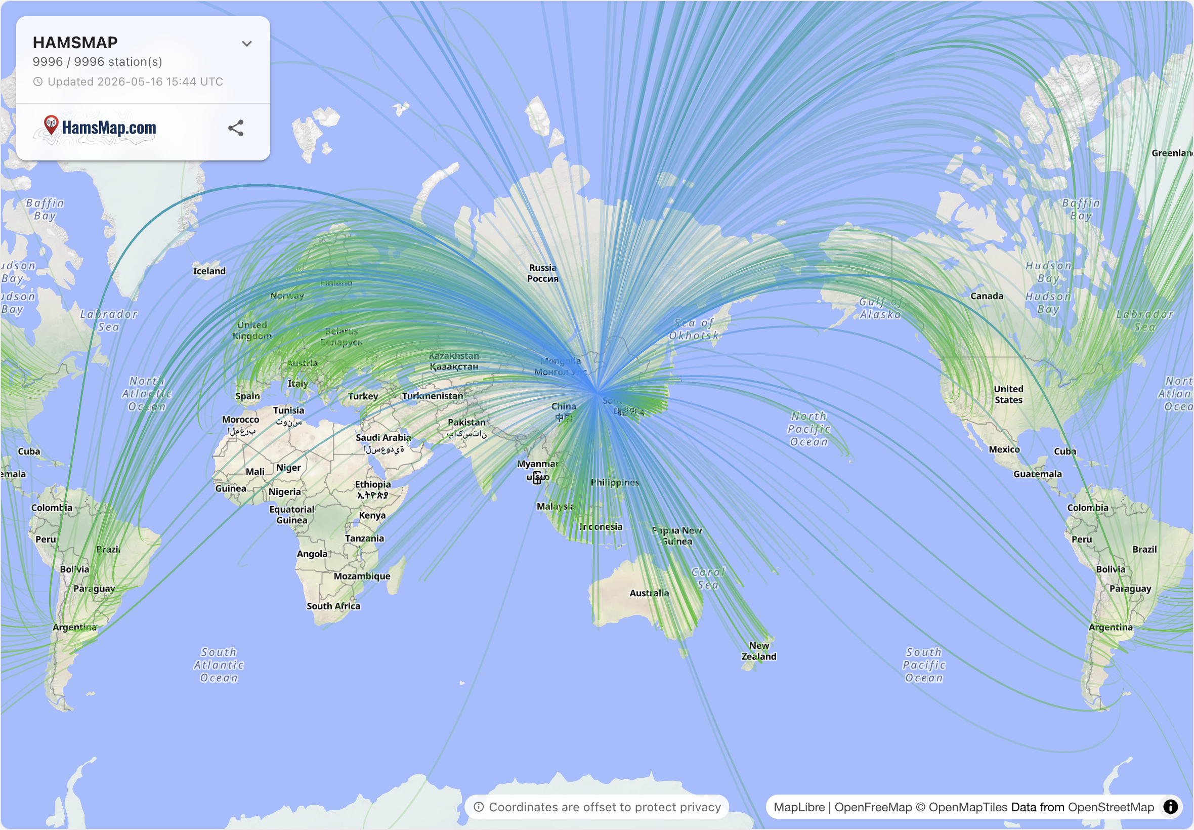 Ham Map HamsMap - Amateur Radio QSO Logger & Interactive Map